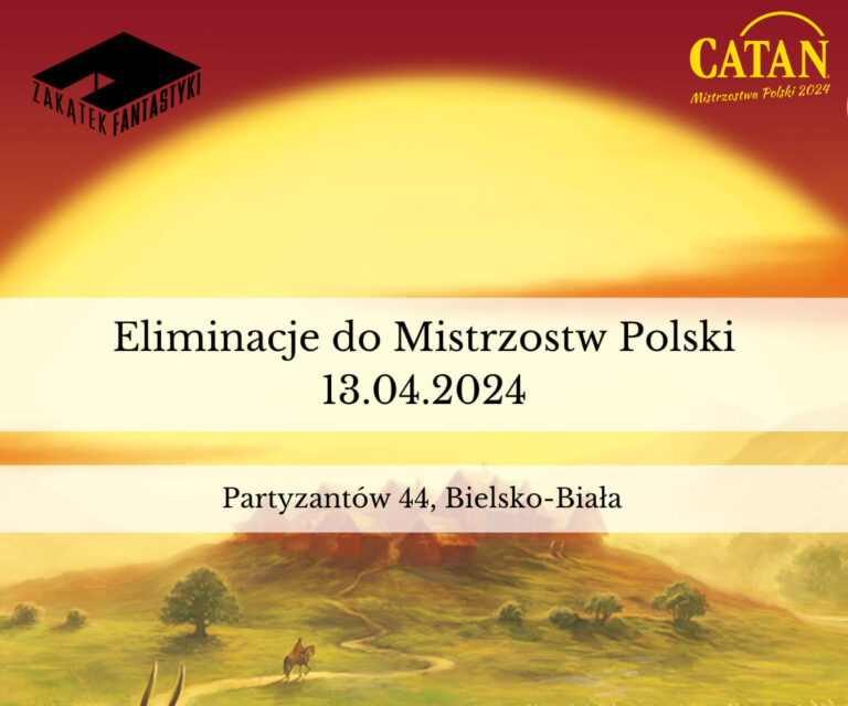 Eliminacje do Mistrzostw Polski 13.04.2024 Partyzantów 44 Bielsko Biała Catan Mistrzostwa Polski 2024